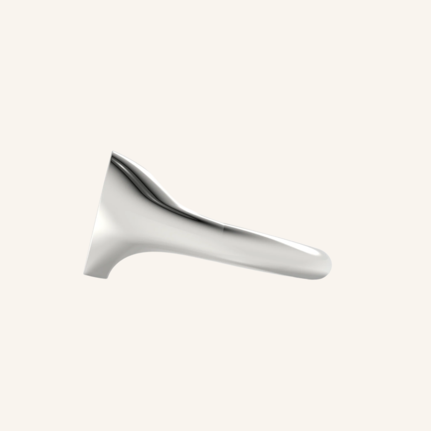 Silver Heart Signet Ring