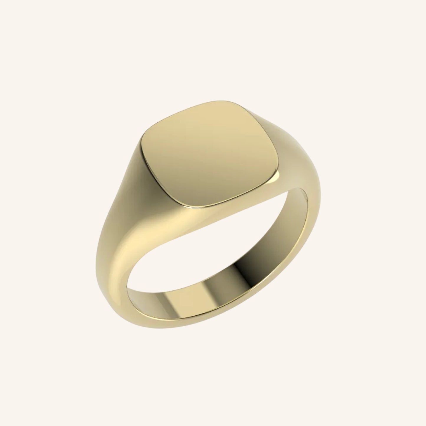 Mini Cushion Pinky Signet Ring