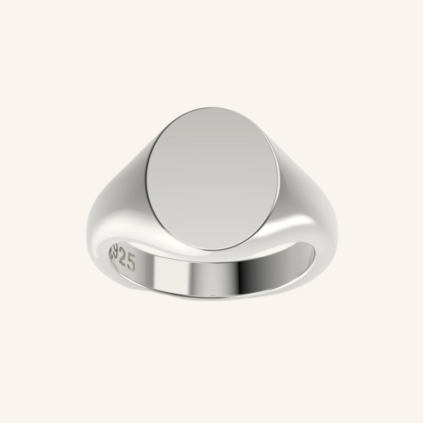 Pinky Mini Oval Signet