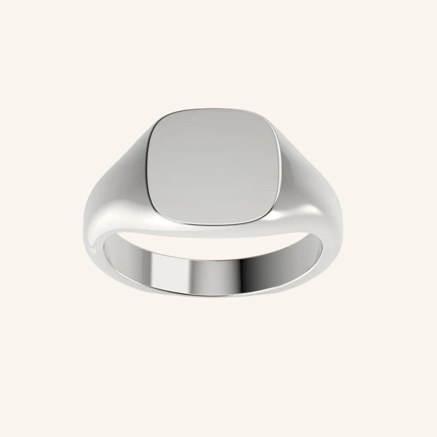 Mini Cushion Pinky Signet Ring