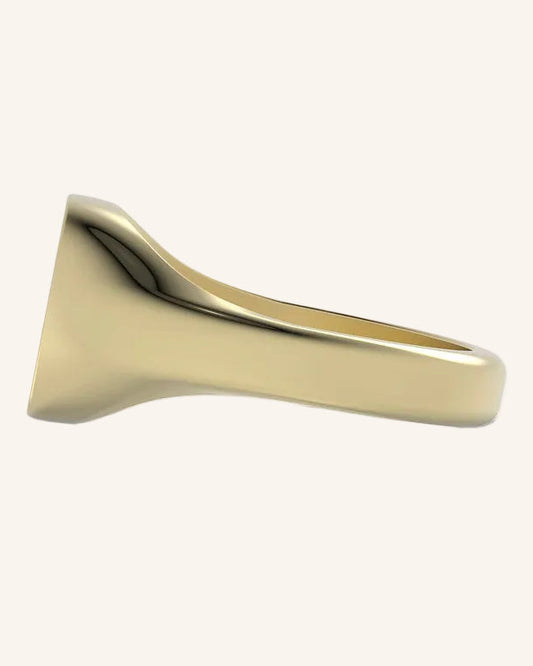Cushion Pinky Signet | Gold