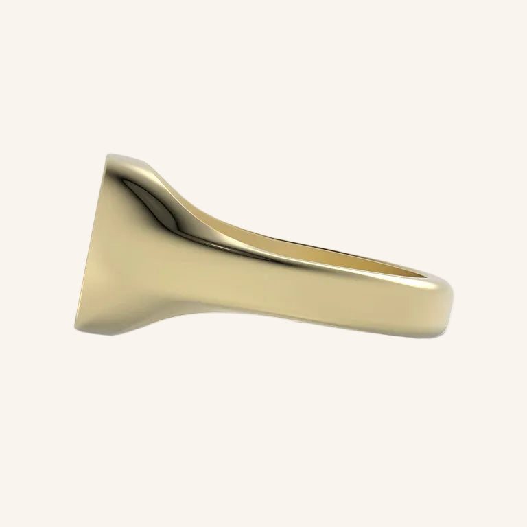 Mini Cushion Pinky Signet Ring