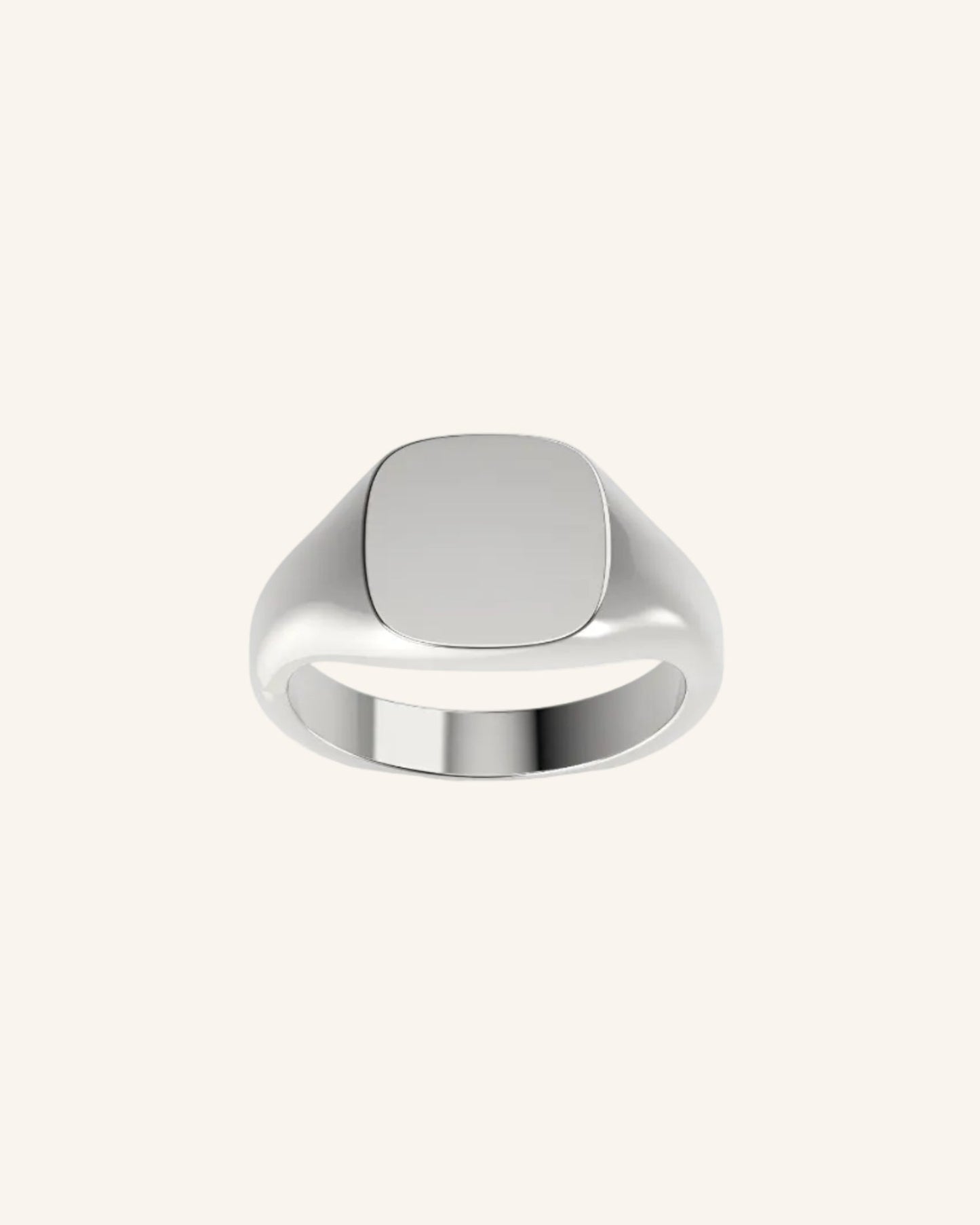 Cushion Pinky Signet | Silver