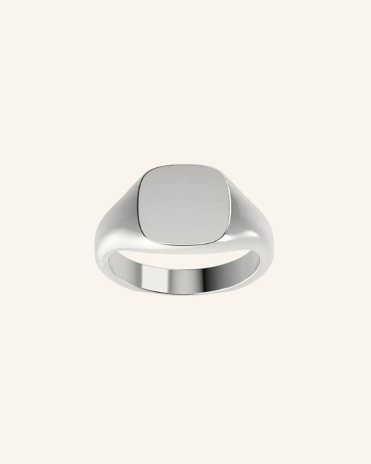 Cushion Pinky Signet | Silver